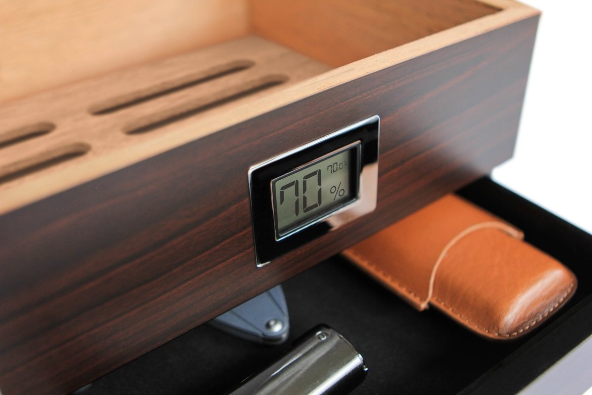 Unique Personalized Renzo Glass Top Humidor Customized Humidor Gifts for Men by Groovy Guy