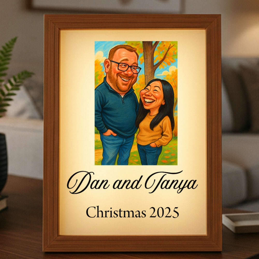 Couples Caricature Light Box