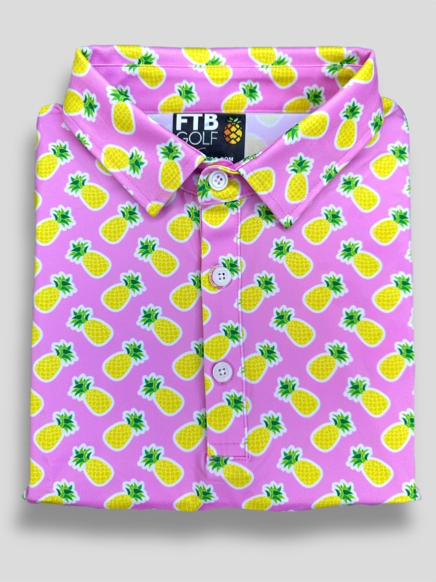 Unique Personalized Pineapple Express Customized golf Polos Gifts for Men by Groovy Guy