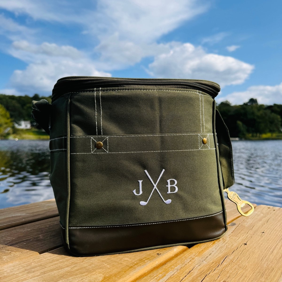 Unique Personalized Personalized Golf Cooler Bag Customized Golf Gifts for Men by Groovy Guy