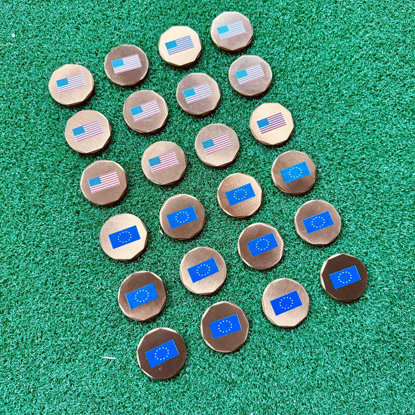 Golf Outing Copper Ball Marker