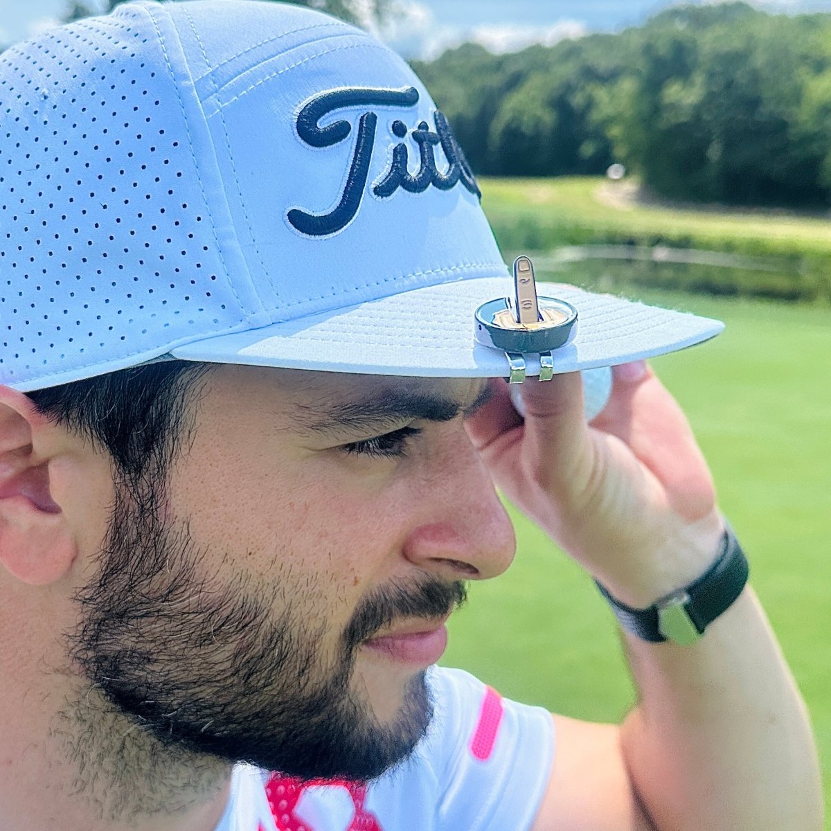 Unique Personalized Flip The Bird Ball Marker & Hat Clip Customized Golf Ball Marker Gifts for Men by Groovy Guy