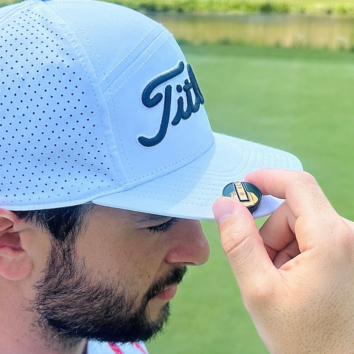 Unique Personalized Flip The Bird Ball Marker & Hat Clip Customized Golf Ball Marker Gifts for Men by Groovy Guy