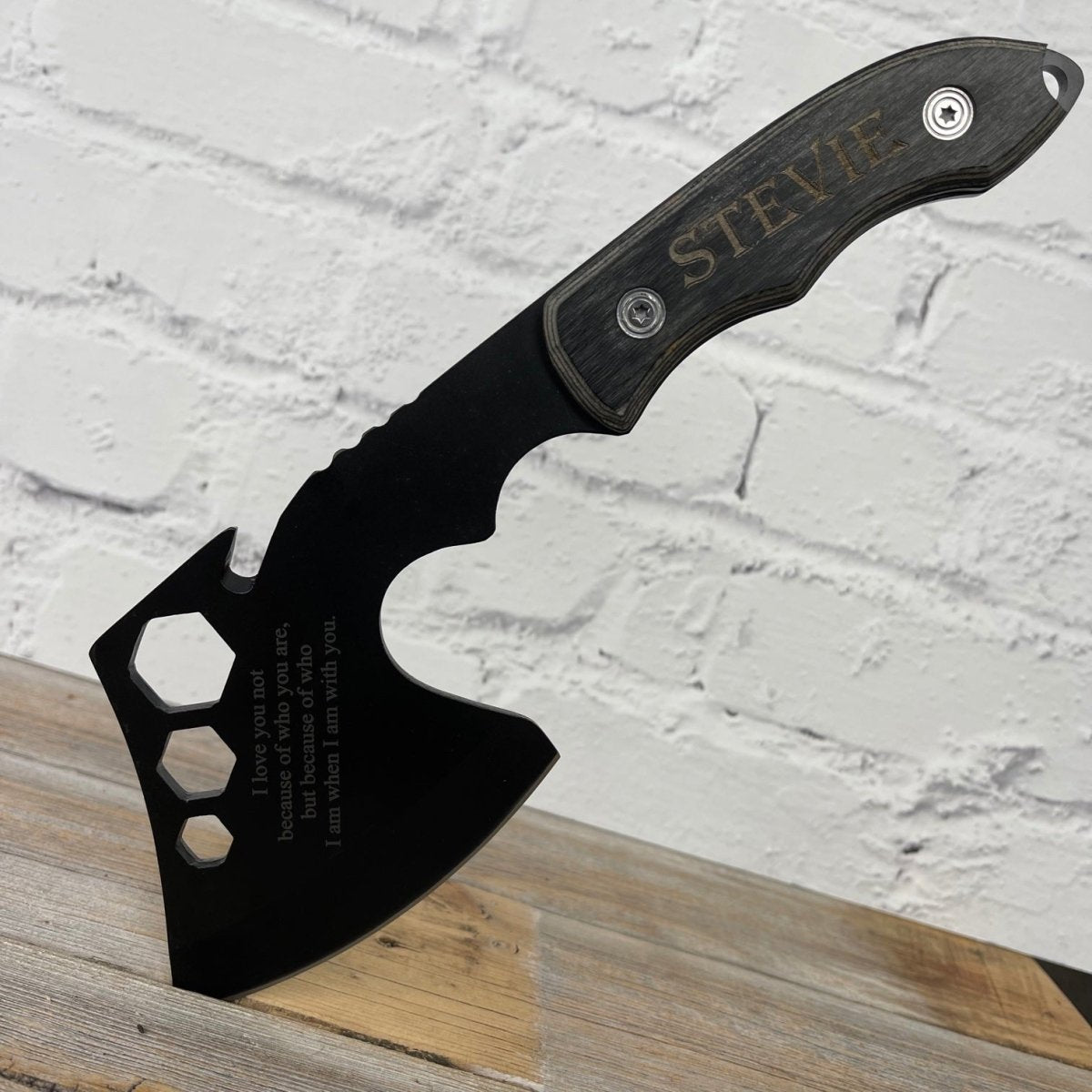 Unique Personalized Custom Logo Axe Customized Logo Gifts for Men by Groovy Guy