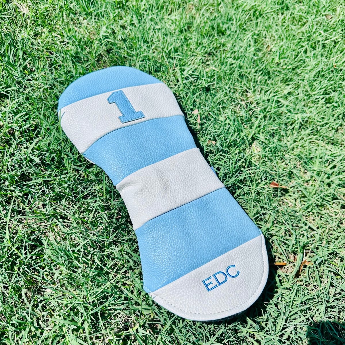 Unique Personalized Links Lux Monogrammed Head Cover Customized Golf Lasers Gifts for Men by Groovy Guy