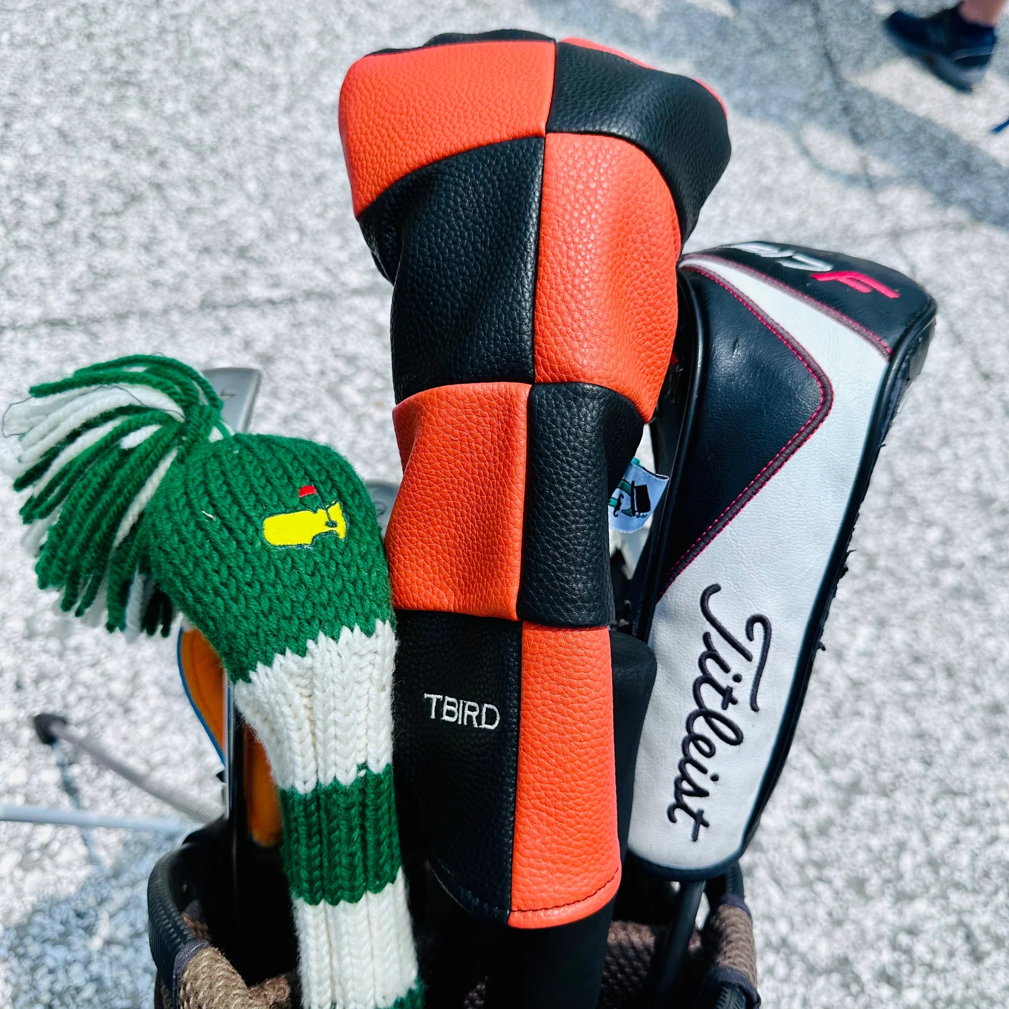 Monogrammed Golf Driver Head Cover Customized with Initials - Groovy ...