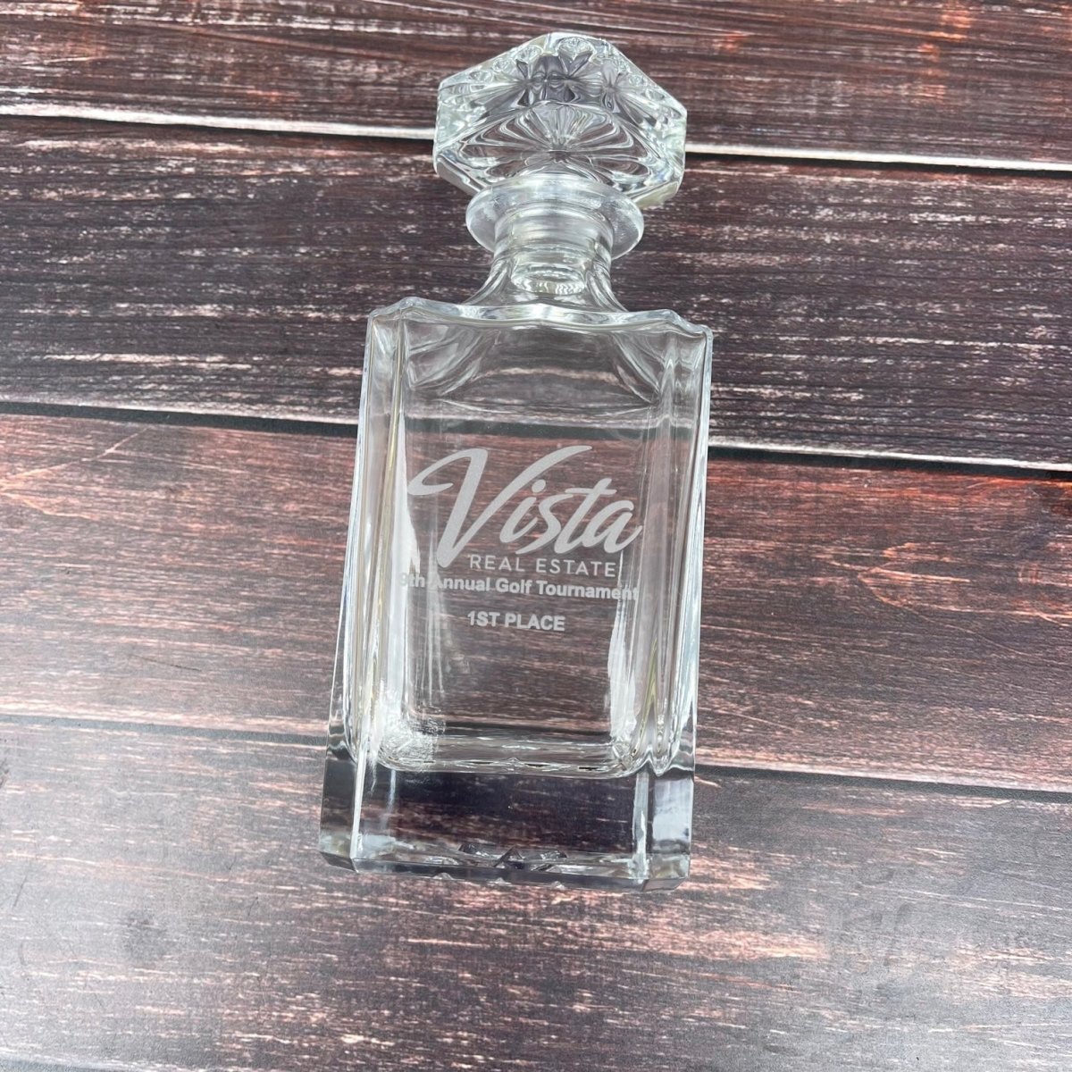 Unique Personalized Custom Logo Decanter Customized Golf Outing Gifts for Men by Groovy Guy