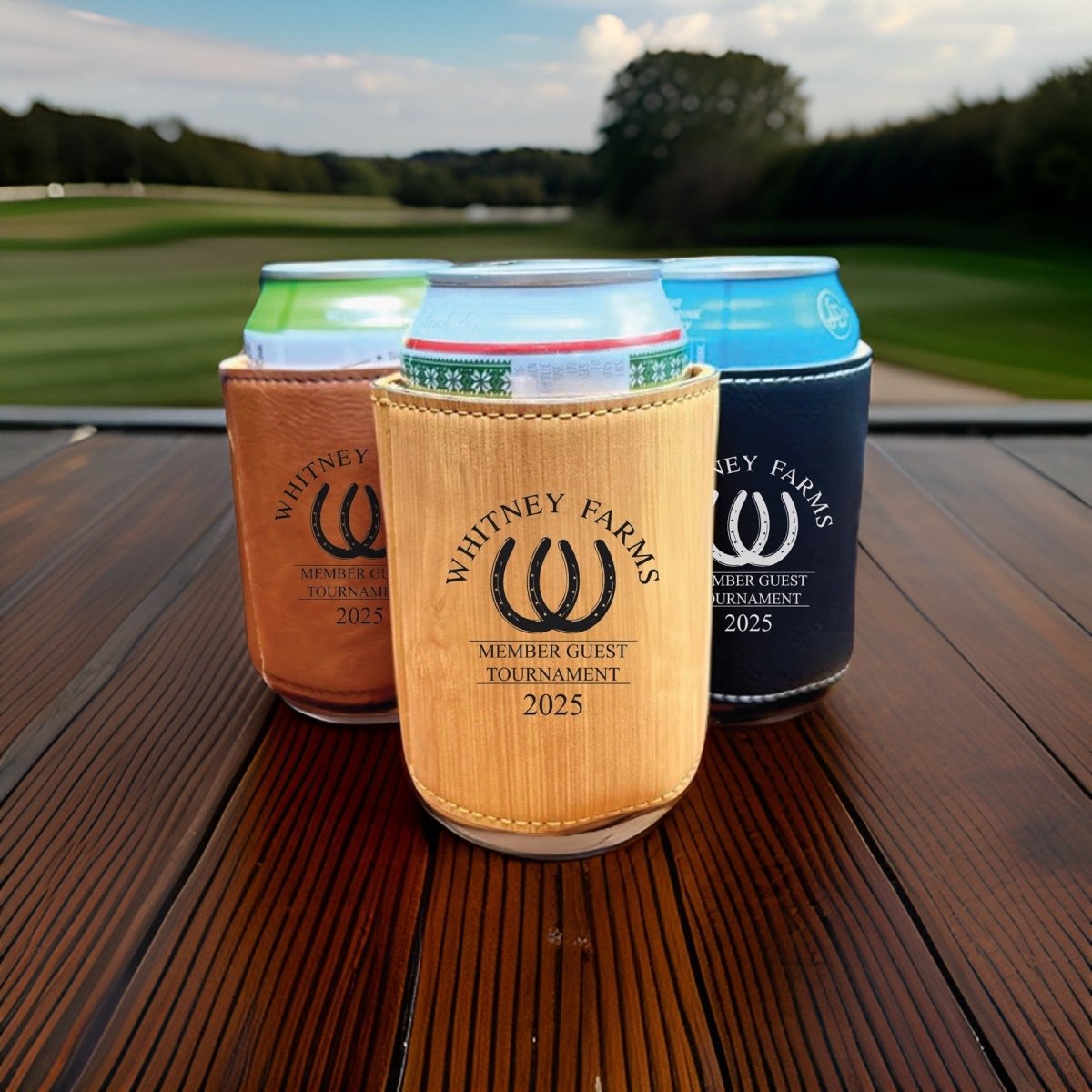Unique Personalized Golf Outing Custom Koozie Customized Koozies Gifts for Men by Groovy Guy