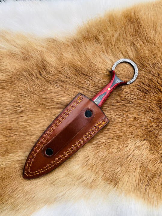 Unique Personalized Titan Shadow Master Customized Damascus Knife Gifts for Men by Groovy Guy