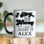 Black Funny Coffee Mug With Im Always Right Design