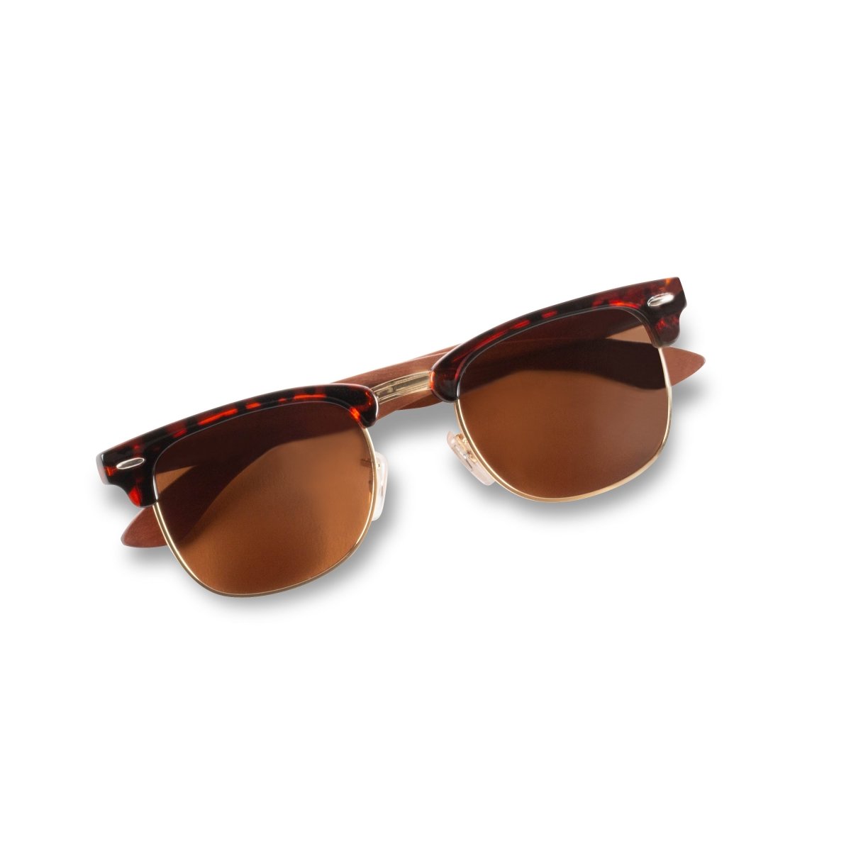 Unique Personalized “Malcolm” | Red Tortoise Club Master Customized Wooden Sunglasses Gifts for Men by Groovy Guy