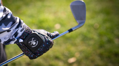 Black Paint Splatter Golf Glove