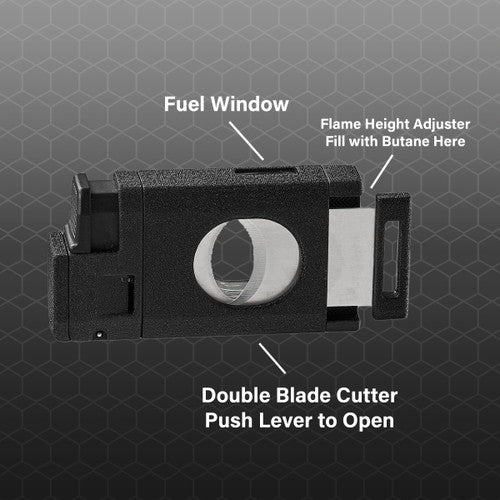 Crackle Black Triple Torch and Cutter