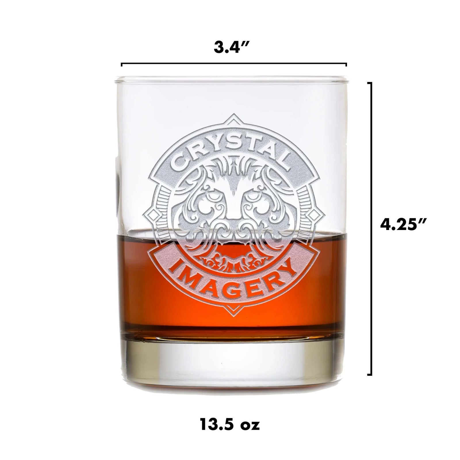 Crystal Personalized Logo Whiskey Decanter Set