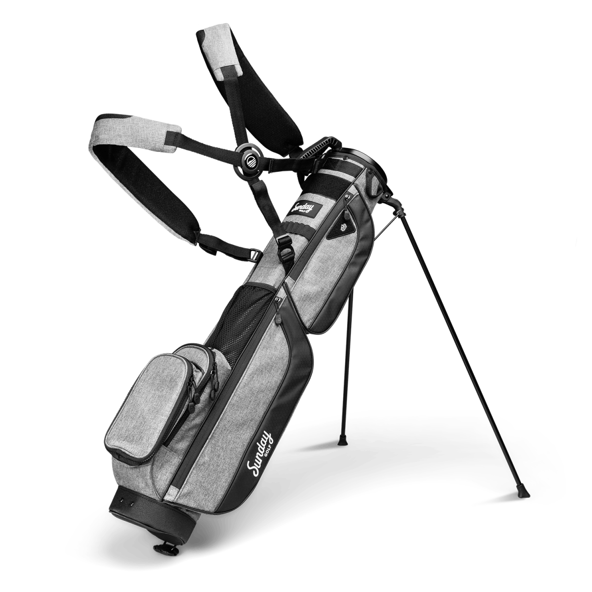 Unique Personalized LOMA XL | Heather Gray Carry Bag Customized Golf Bag XL Gifts for Men by Groovy Guy