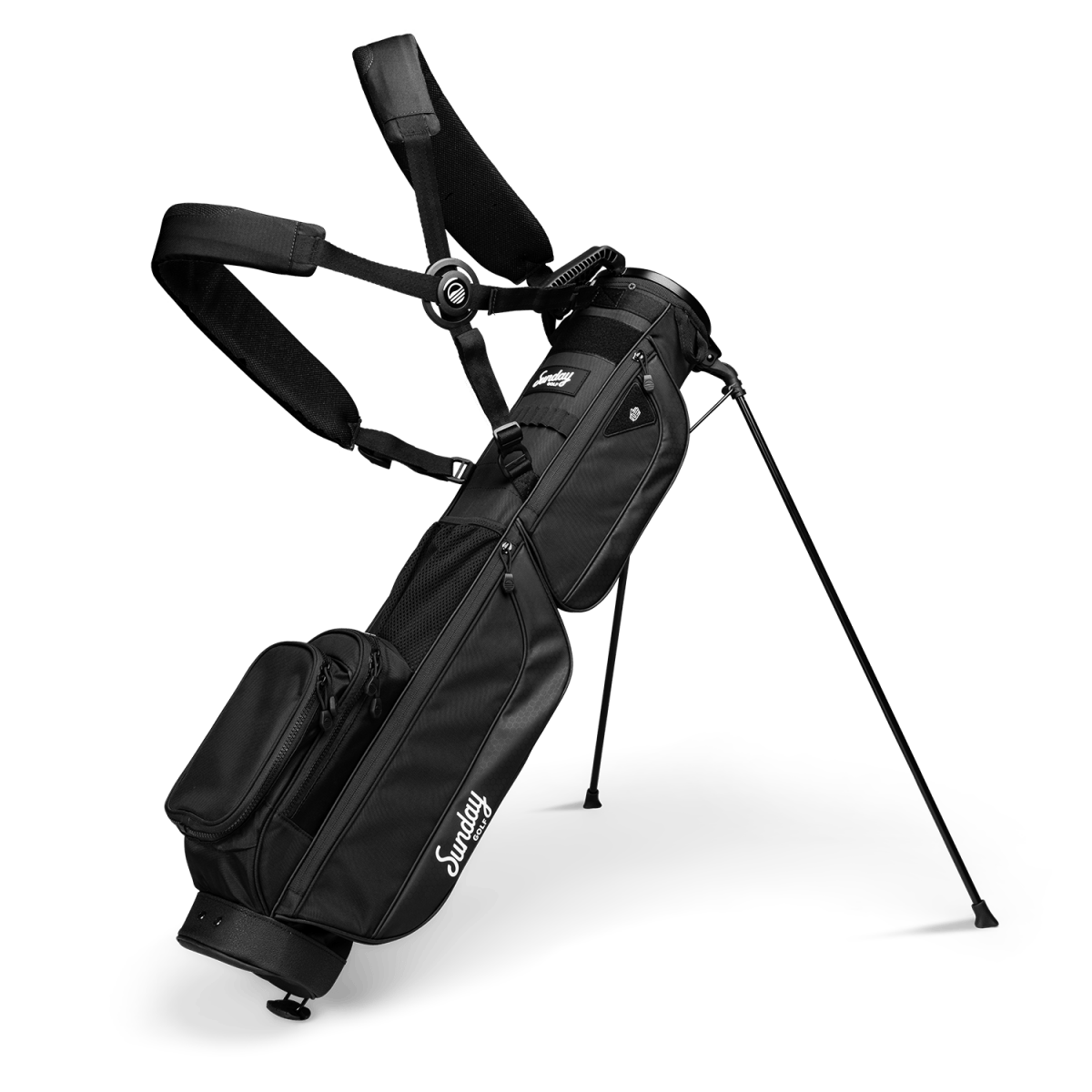 Unique Personalized LOMA XL | Matte Black Carry Bag Customized Golf Bag XL Gifts for Men by Groovy Guy