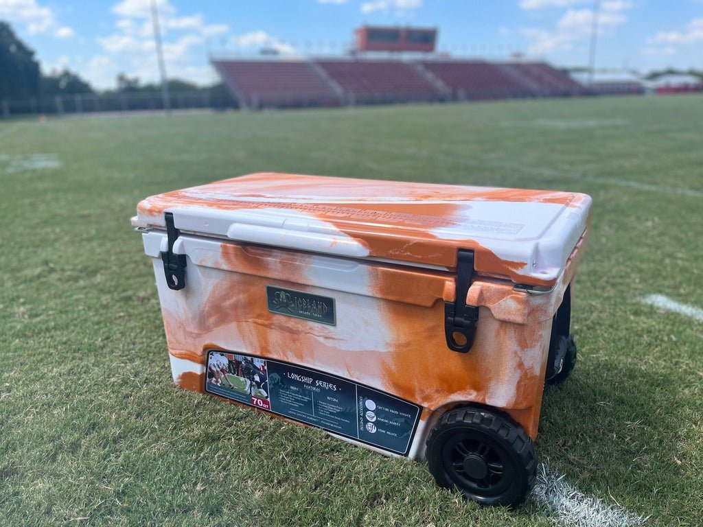 Unique Personalized Longship Series 110 QT Cooler Customized Coolers Gifts for Men by Groovy Guy