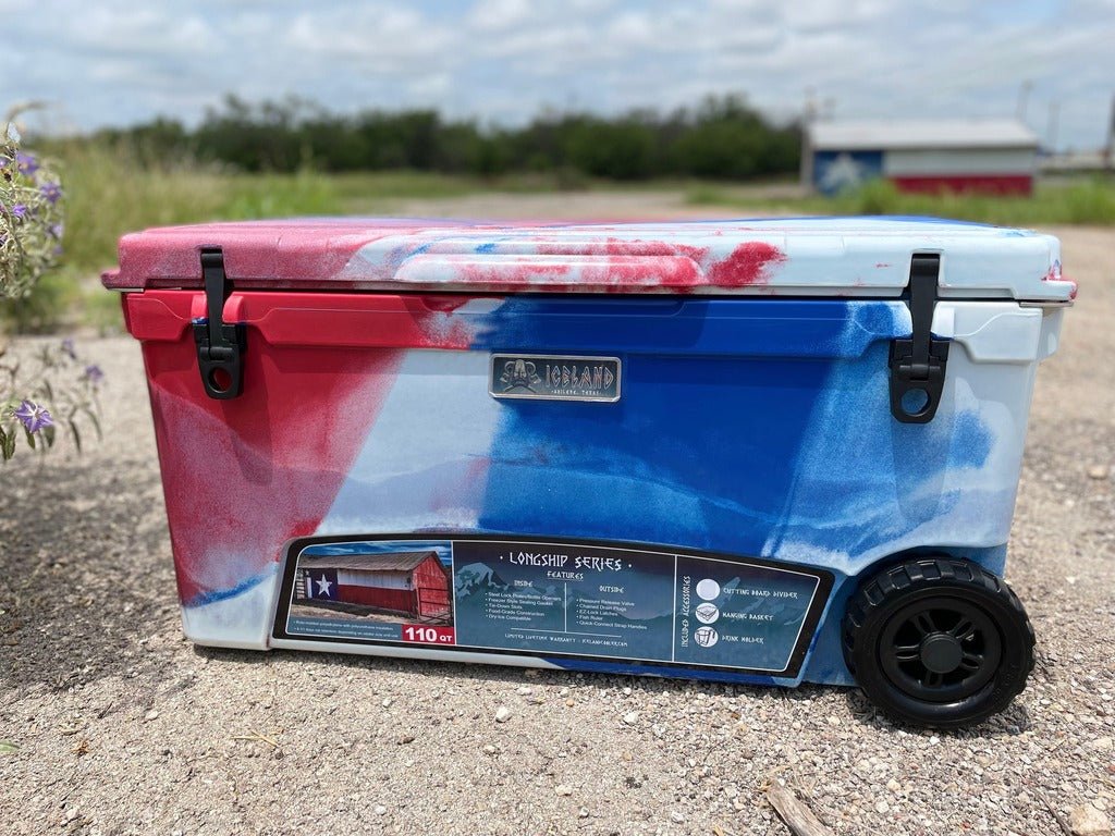 Unique Personalized Longship Series 110 QT Cooler Customized Coolers Gifts for Men by Groovy Guy