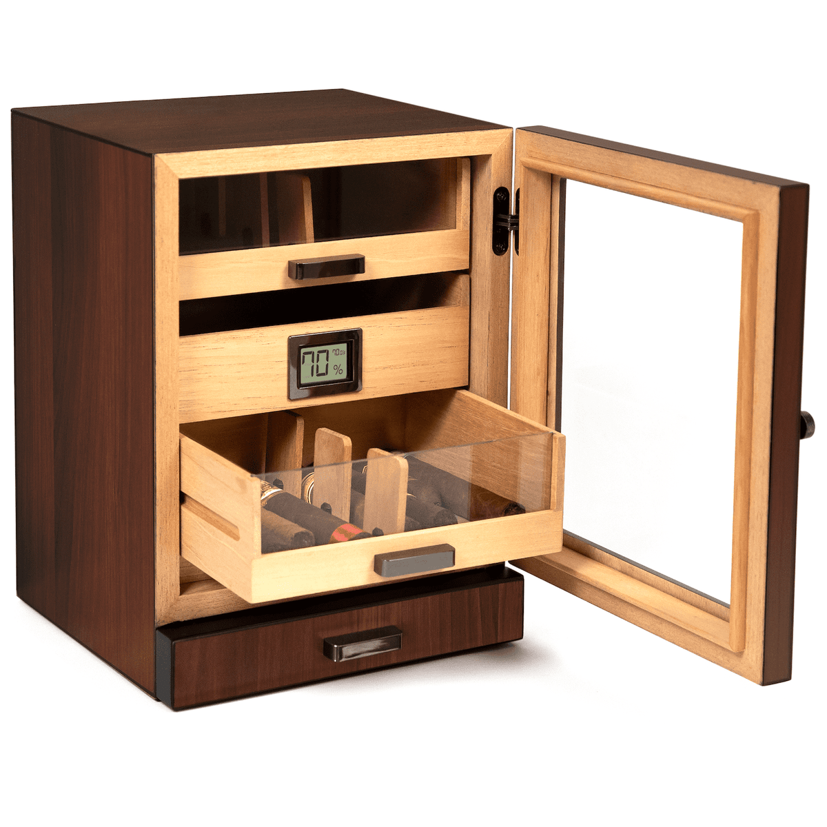 Unique Personalized Luca Humidor Cabinet Customized Humidor Gifts for Men by Groovy Guy