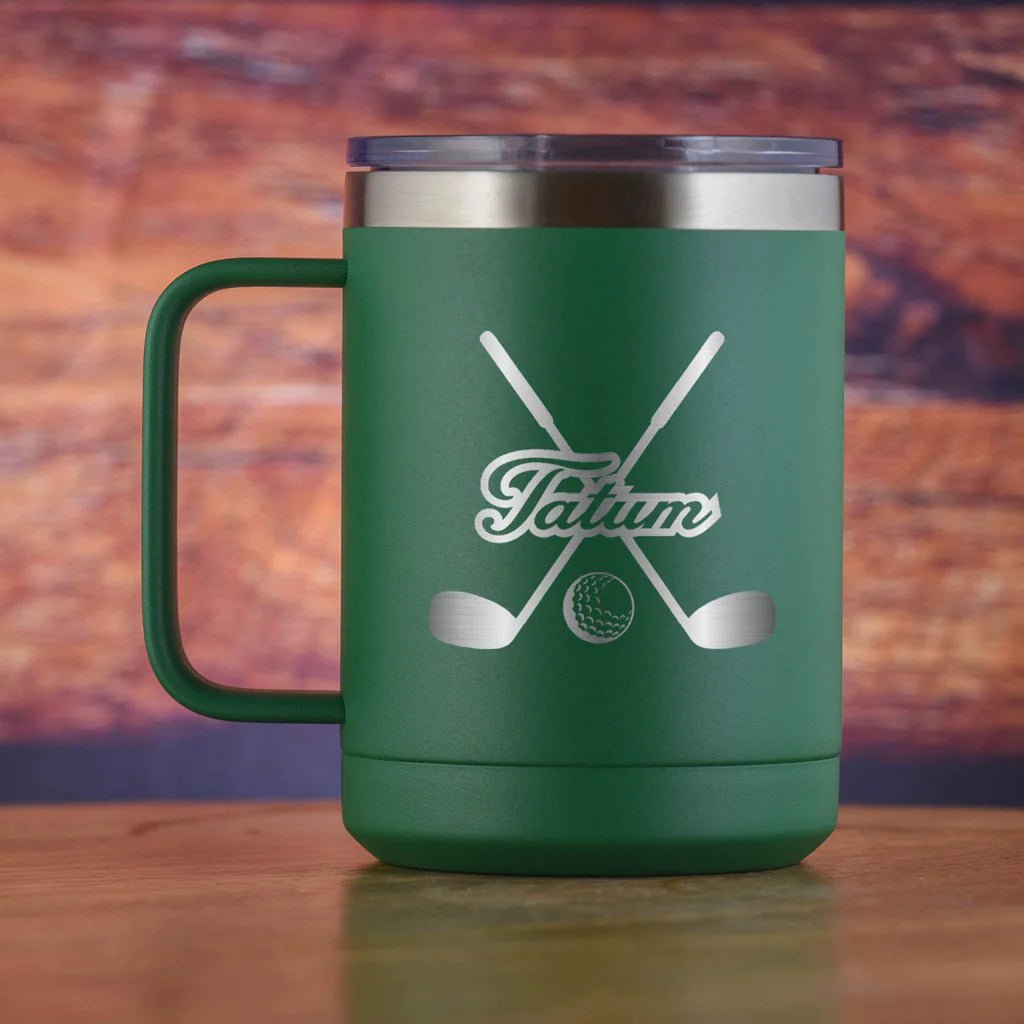 Unique Personalized Pro Golfer Coffee Mug Customized Golf Gifts for Men by Groovy Guy