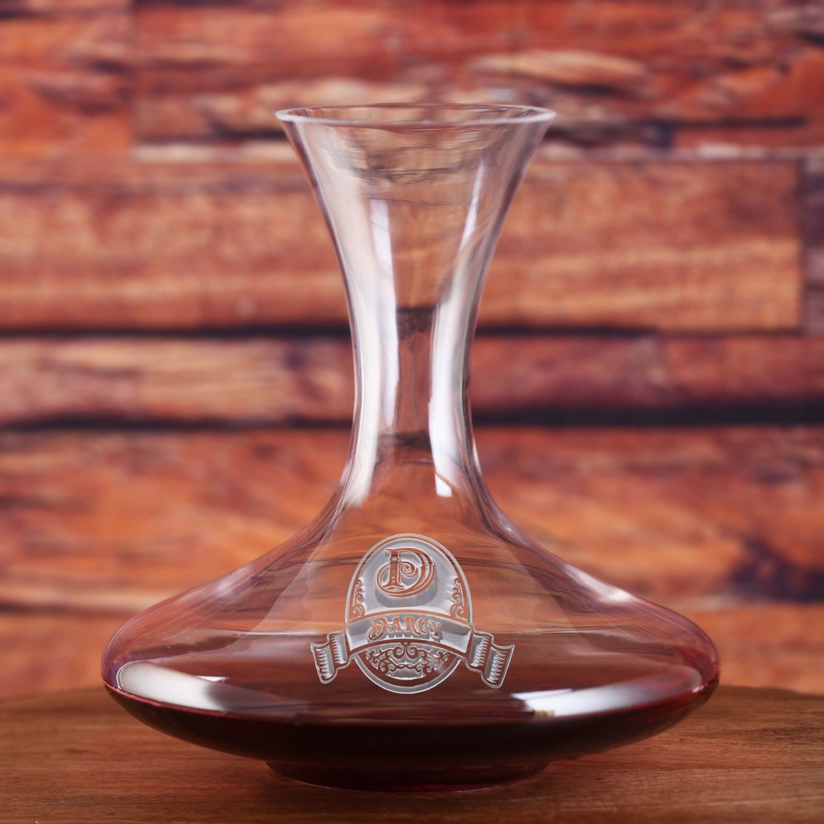 Unique Personalized The Regal Pour Custom Wine Decanter Customized Decanters Gifts for Men by Groovy Guy