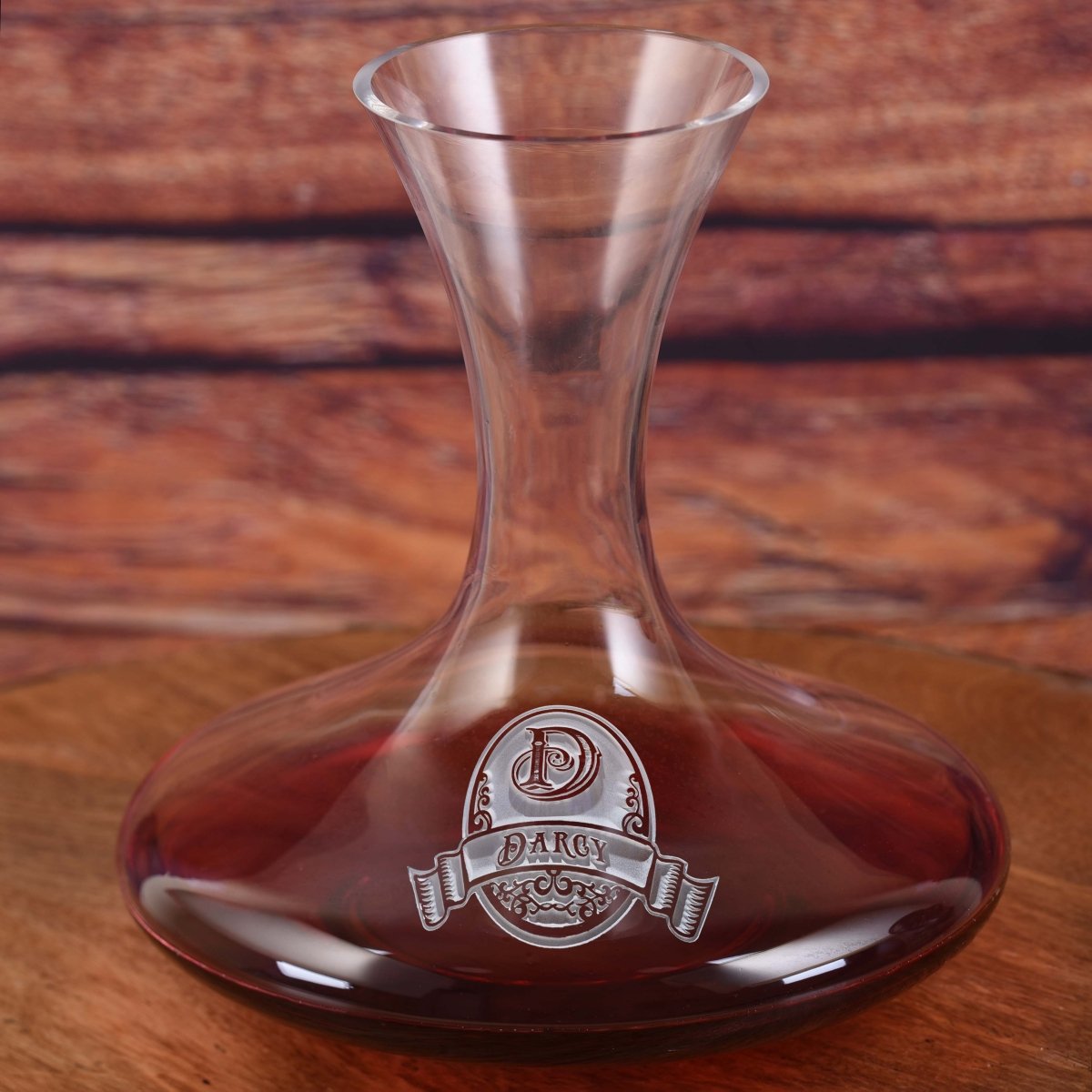 Unique Personalized The Regal Pour Custom Wine Decanter Customized Decanters Gifts for Men by Groovy Guy