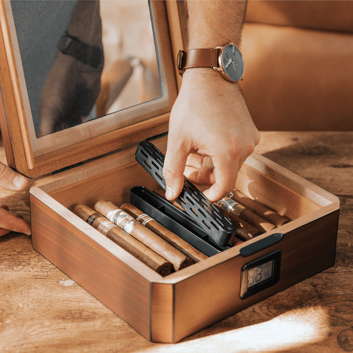 Unique Personalized MAG Humidor Customized Humidor Gifts for Men by Groovy Guy