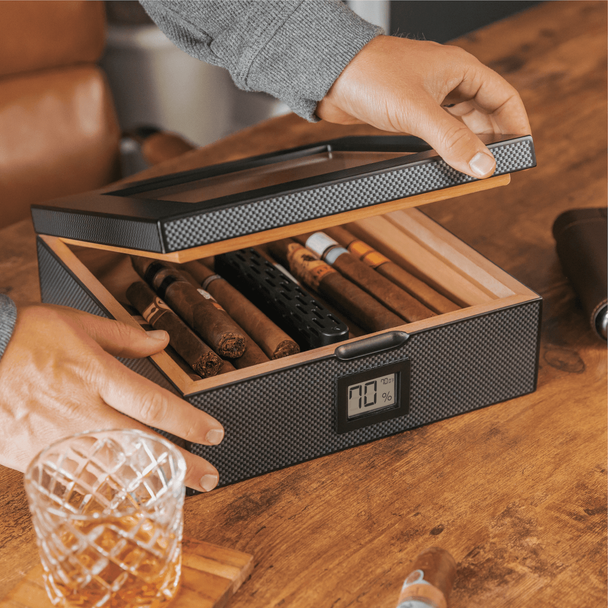 Unique Personalized MAG Humidor Customized Humidors Gifts for Men by Groovy Guy