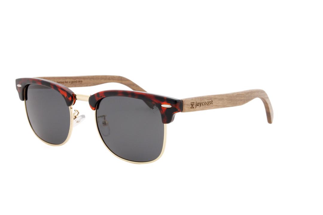 Unique Personalized “Malcolm” | Red Tortoise Club Master Customized Wooden Sunglasses Gifts for Men by Groovy Guy