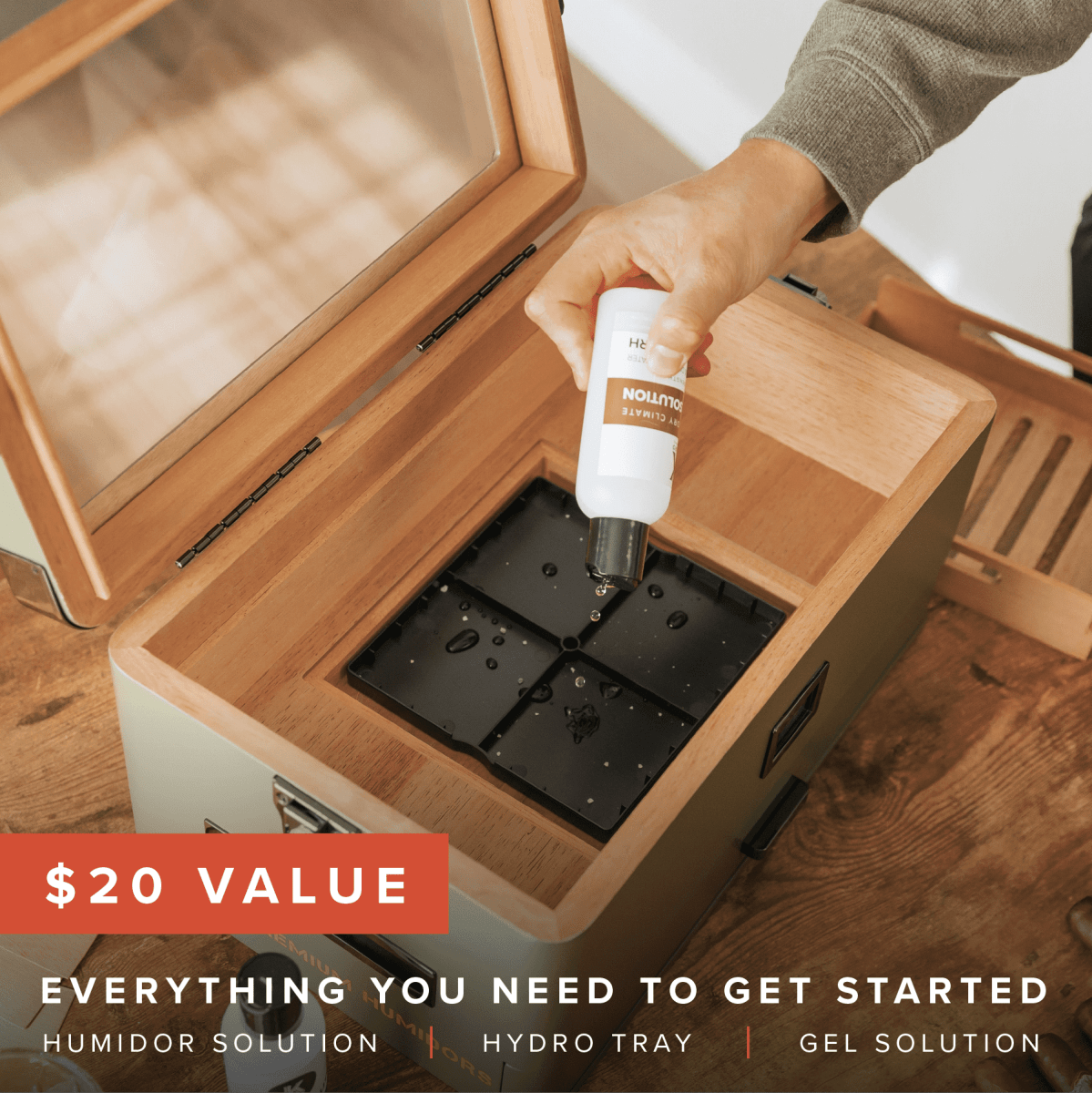 Unique Personalized Military Glass Top Humidor Customized Humidor Gifts for Men by Groovy Guy