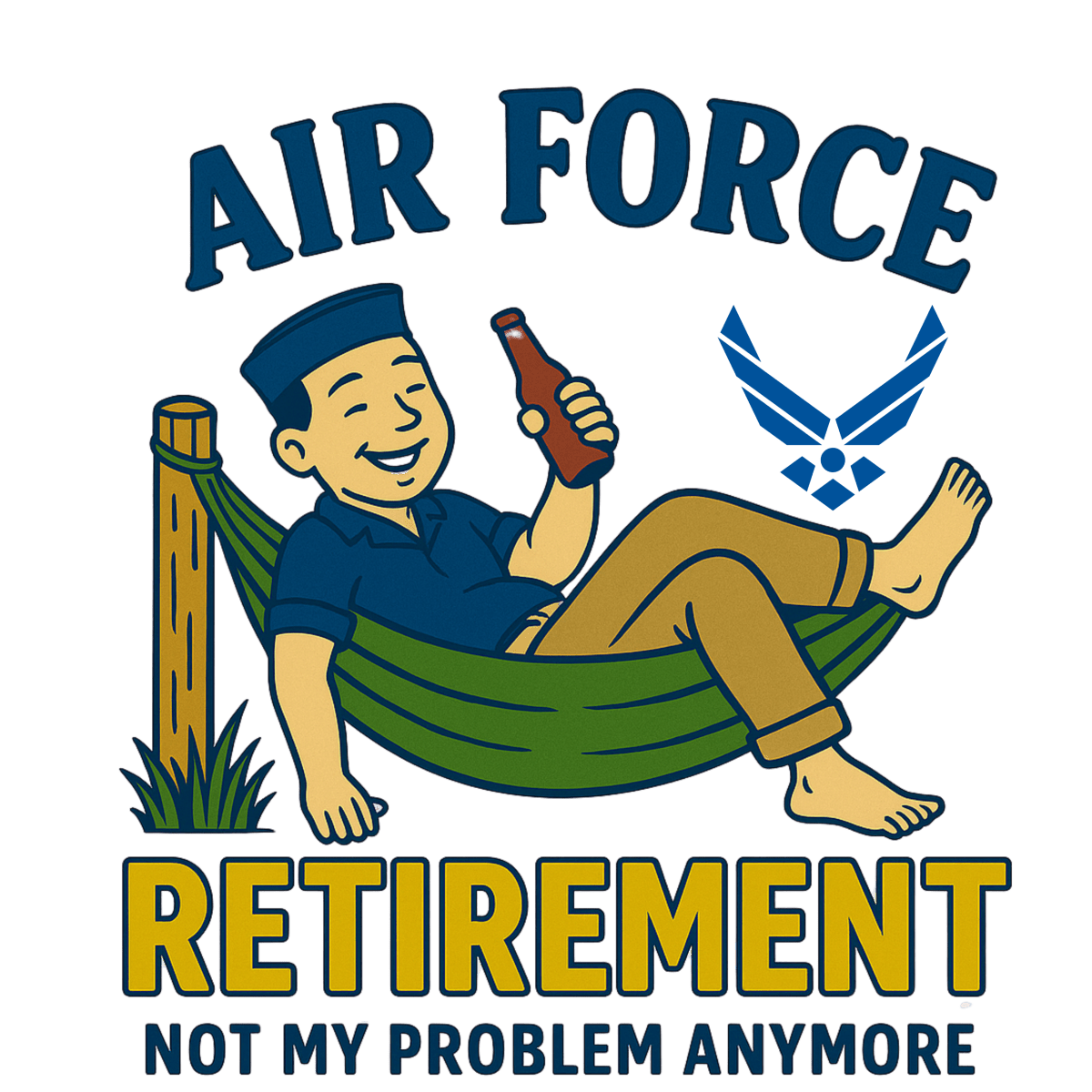 Unique Personalized Air Force Retirement Pint Customized Gifts for Men by Groovy Guy
