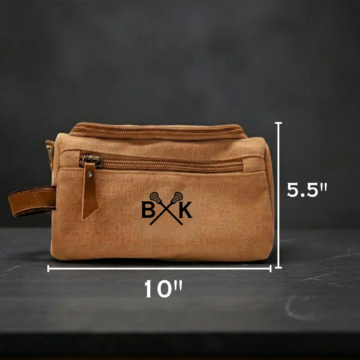 Coach's Whistle Lacrosse Coach Toiletry Bag