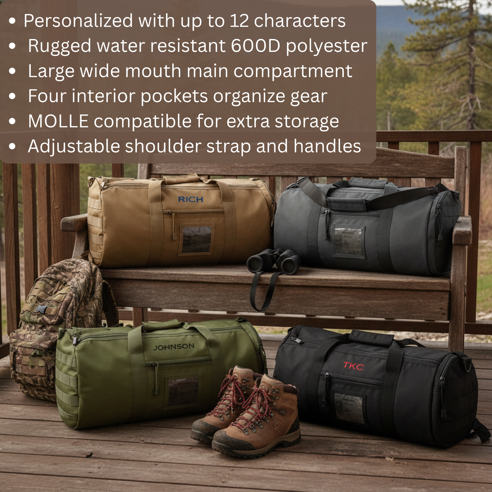 Outdoorsman Tactical Traveler Duffle Bag