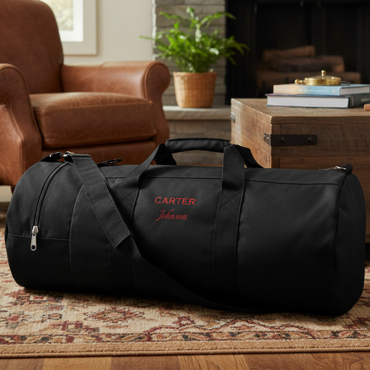 Personalized Canvas Frontier Duffle