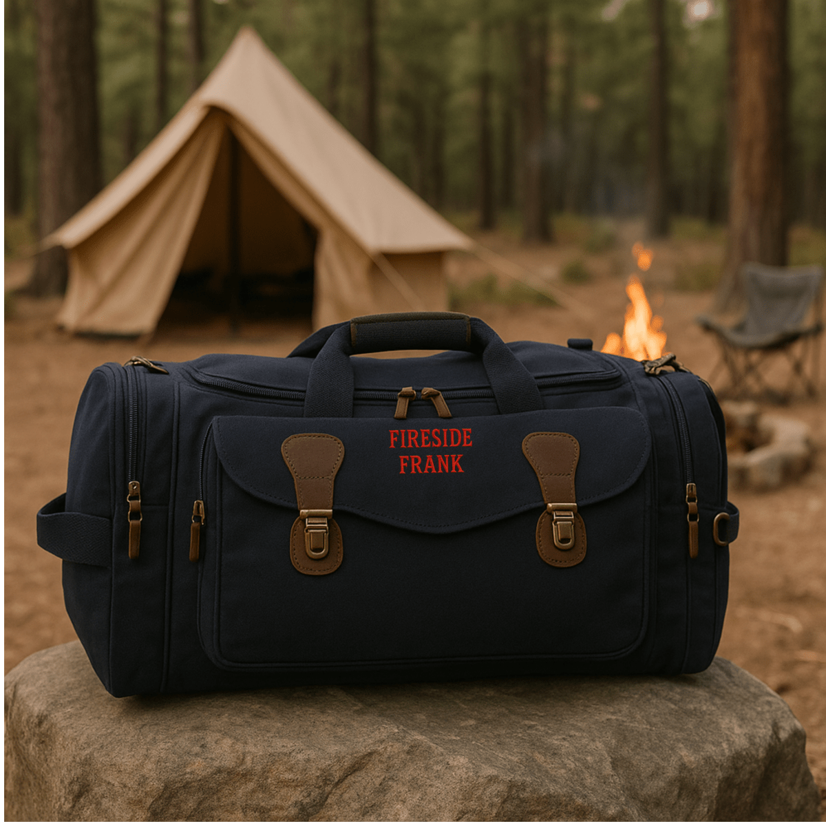 Unique Personalized Outland Expedition Duffel Bag Customized Duffel Bags Gifts for Men by Groovy Guy