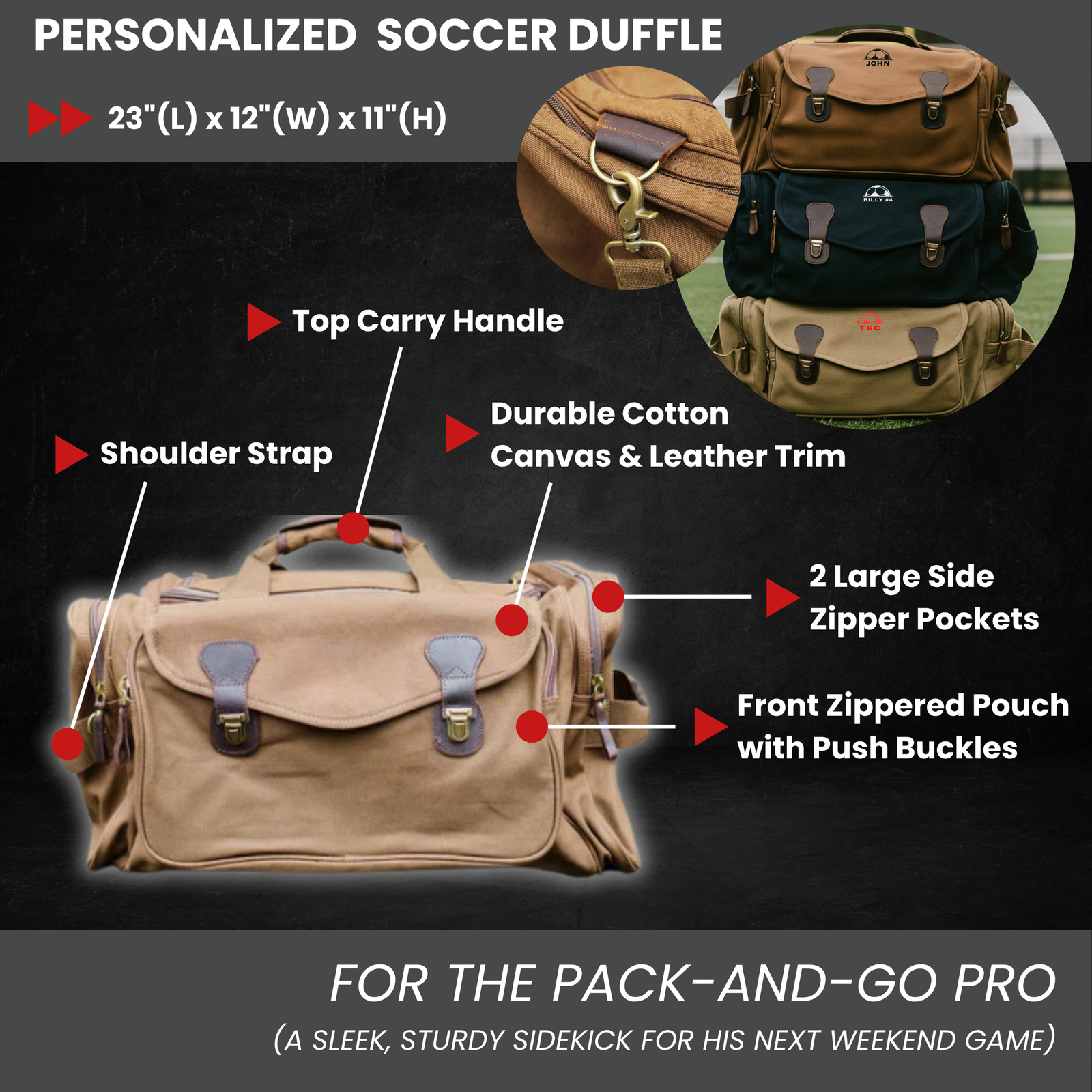 Soccer Duffle Bag