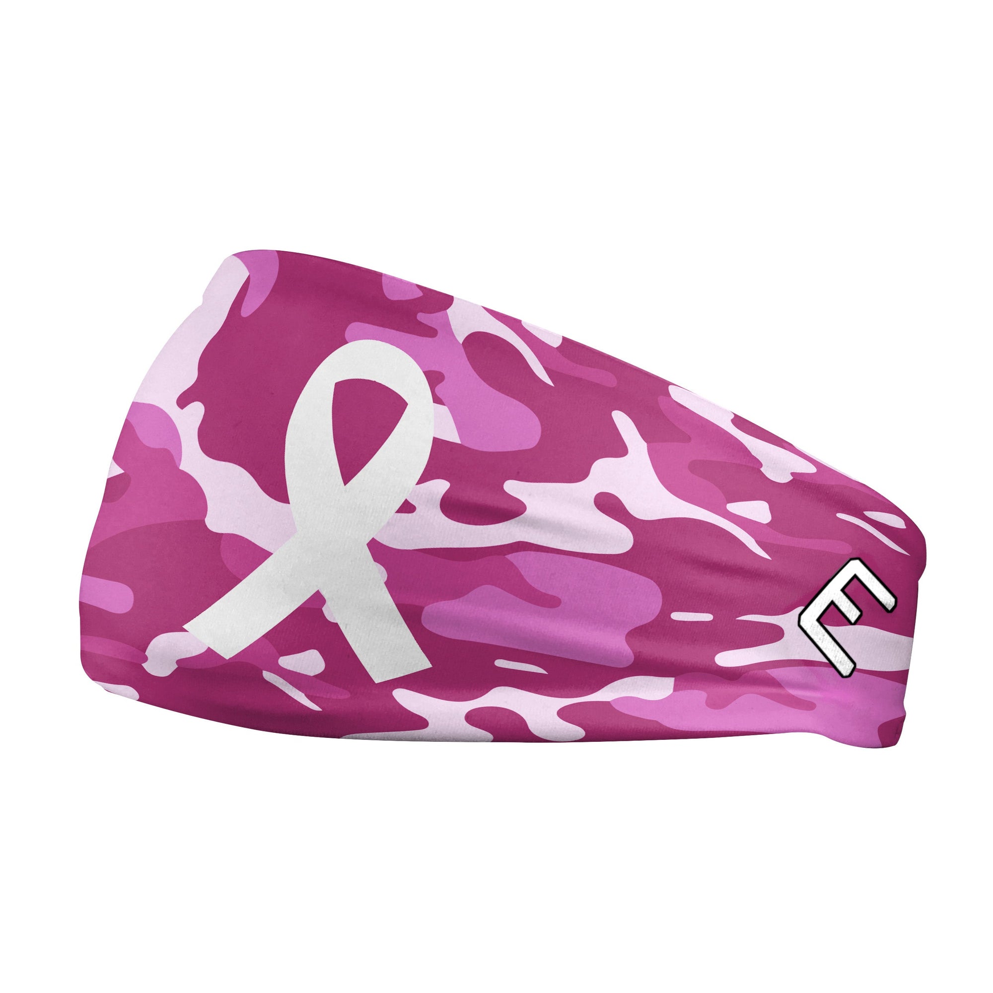 Pink Camo Breast Cancer Headband