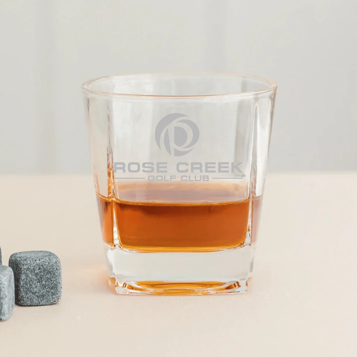 Unique Personalized Custom Logo Whiskey Glass Customized Logo Gifts for Men by Groovy Guy