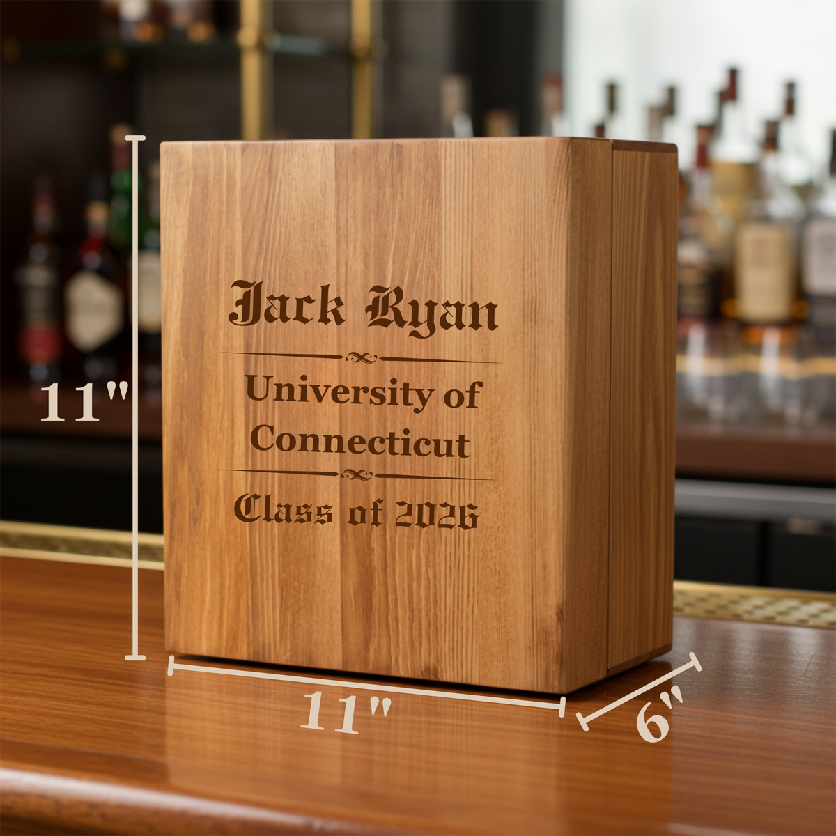 Class of 2026 Personalized College Graduation Decanter Set