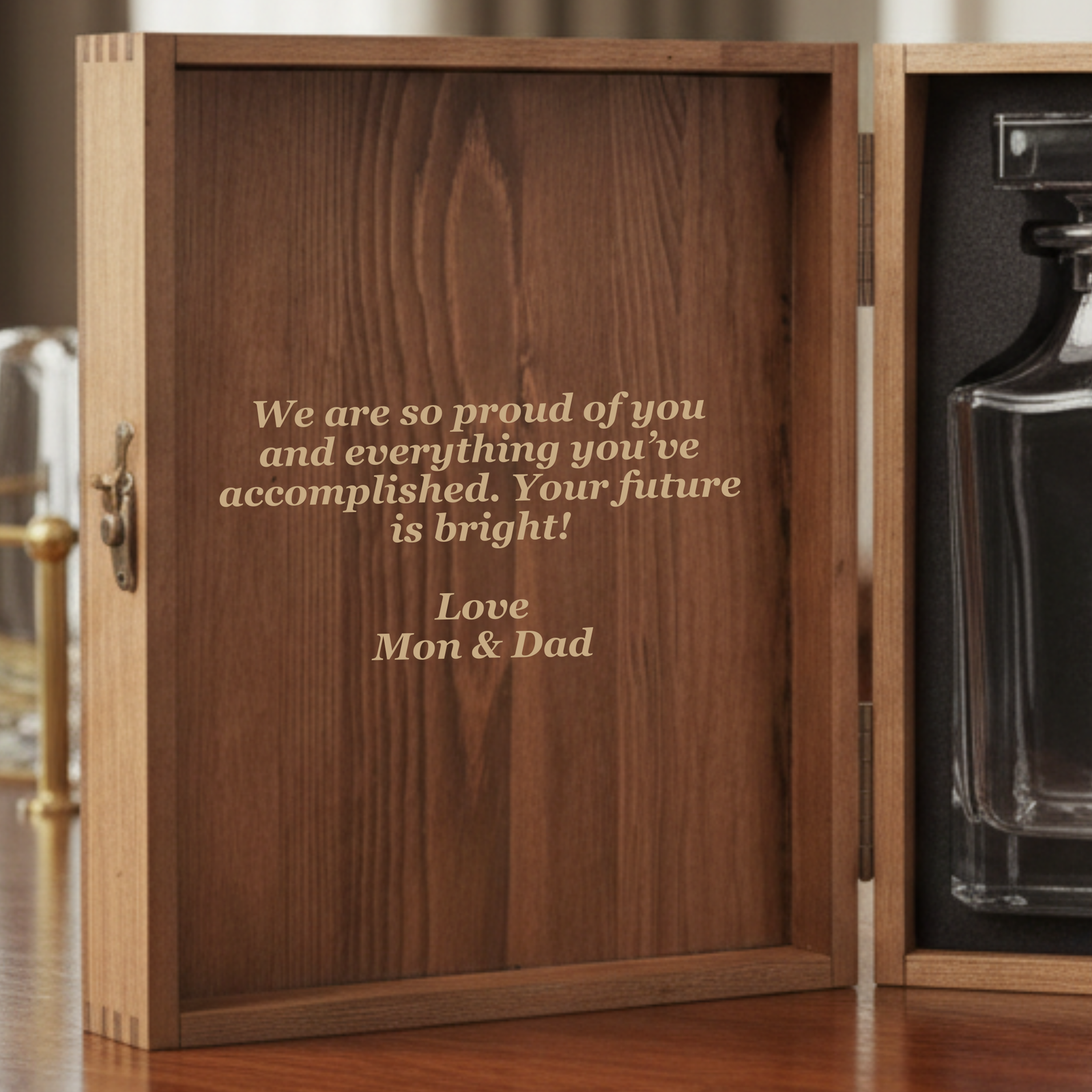 Class of 2026 Personalized College Graduation Decanter Set