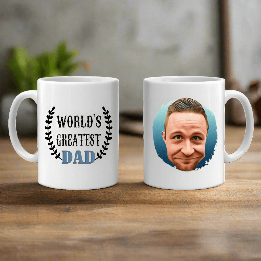 Unique Personalized Greatest Dad Ever Drinkware Customized Fathers Day Gifts for Men by Groovy Guy