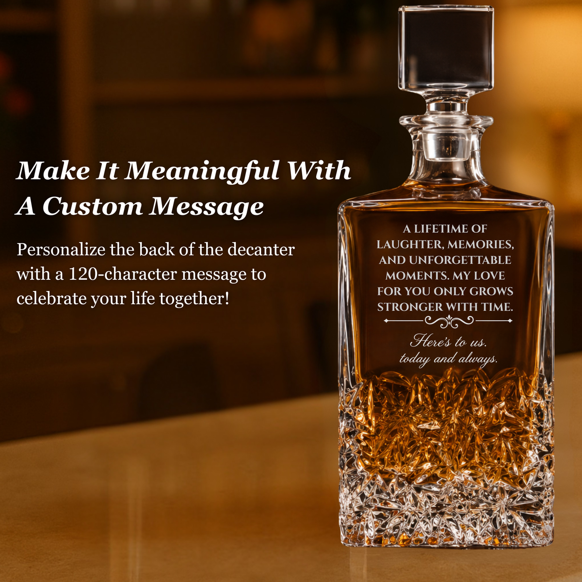 Silver Jubilee 25th Anniversary Decanter