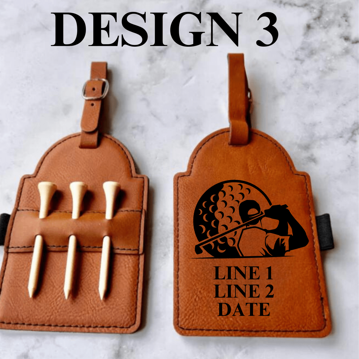 Unique Personalized Golf Tournament Bag Tag Customized Golf Outing Gifts for Men by Groovy Guy