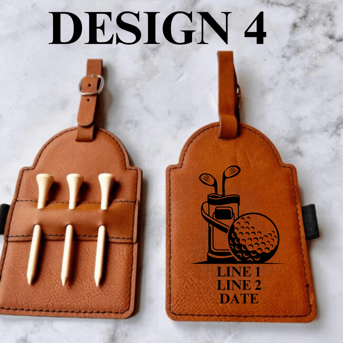 Unique Personalized Golf Tournament Bag Tag Customized Golf Outing Gifts for Men by Groovy Guy