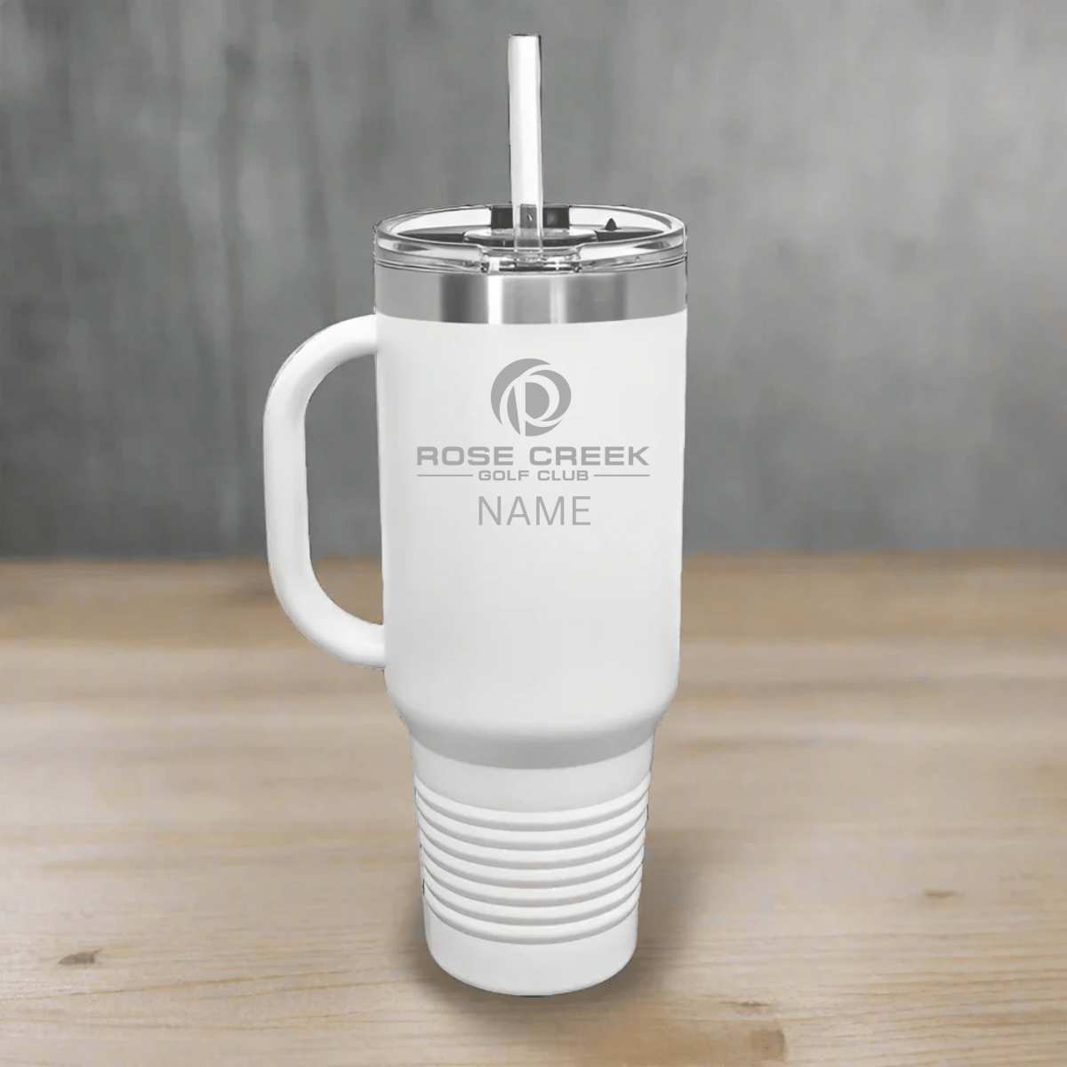 Unique Personalized Rose Creek 40oz Tumbler Customized Gifts for Men by Groovy Guy
