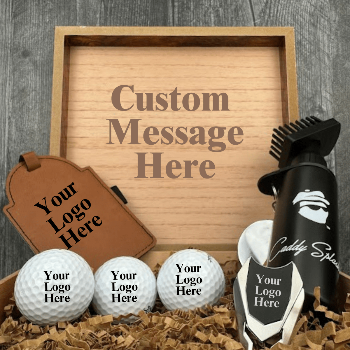 Unique Personalized Golf Outing Humidor Set Customized Gift Set Gifts for Men by Groovy Guy