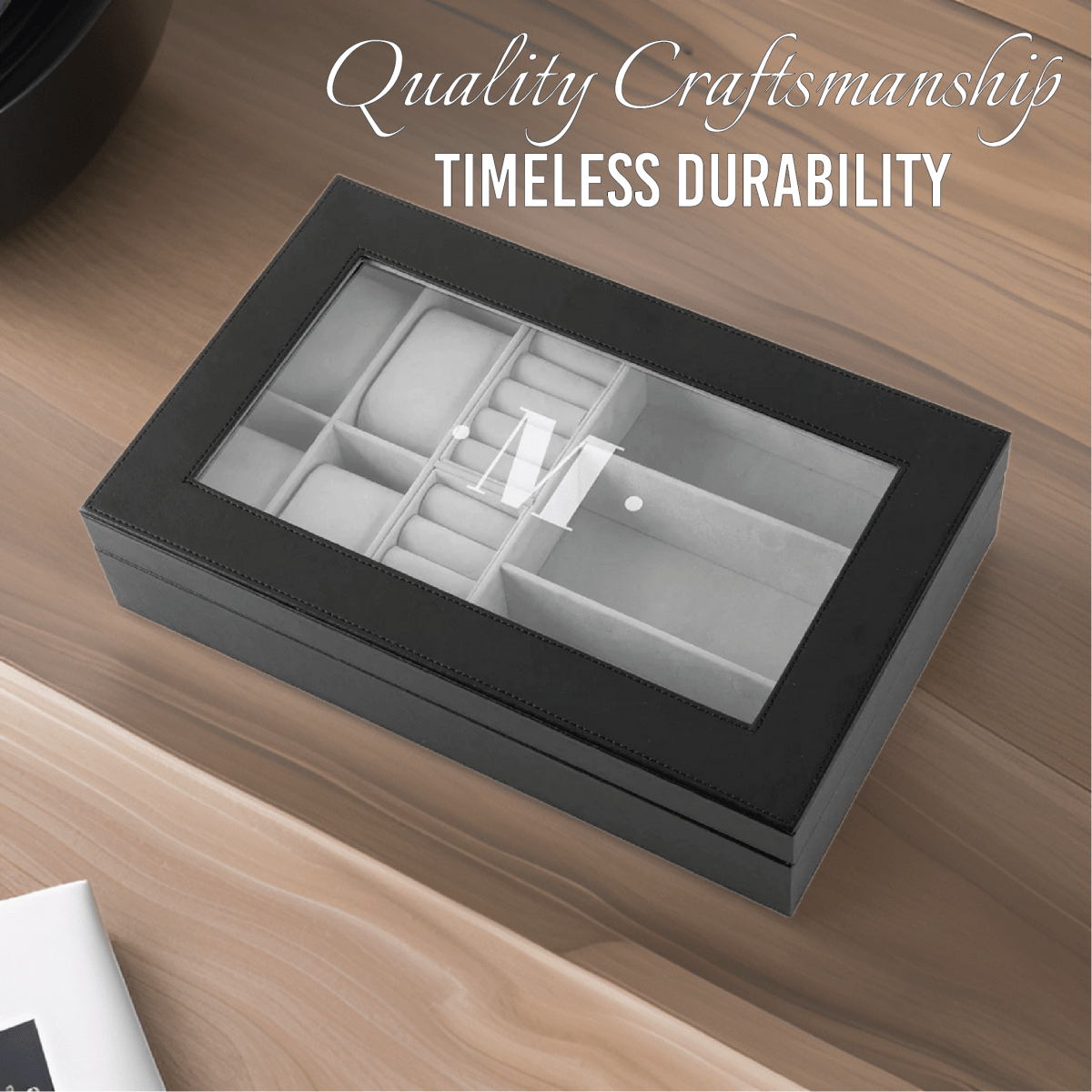 Unique Personalized Personalized Men's Organizer Box Customized Watch Box Gifts for Men by Groovy Guy