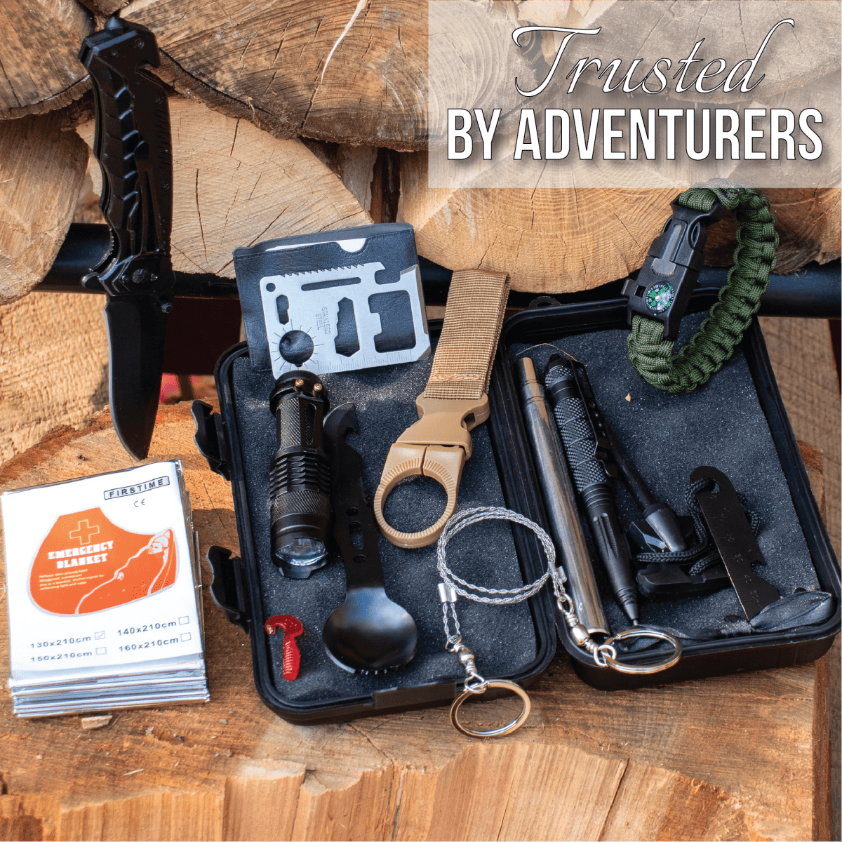 Ultimate Personalized Survival Kit Red