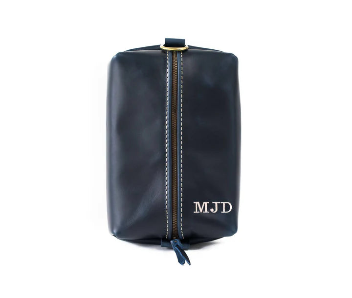 Custom Leather Toiletry Bag