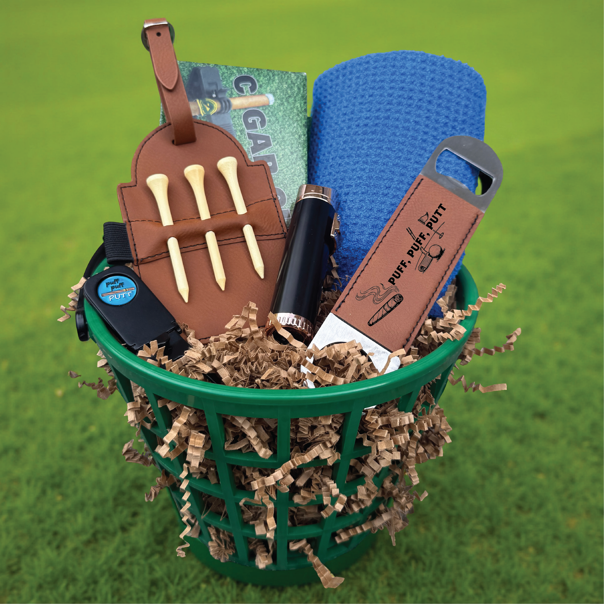 The Puff Puff Putt Gift Basket